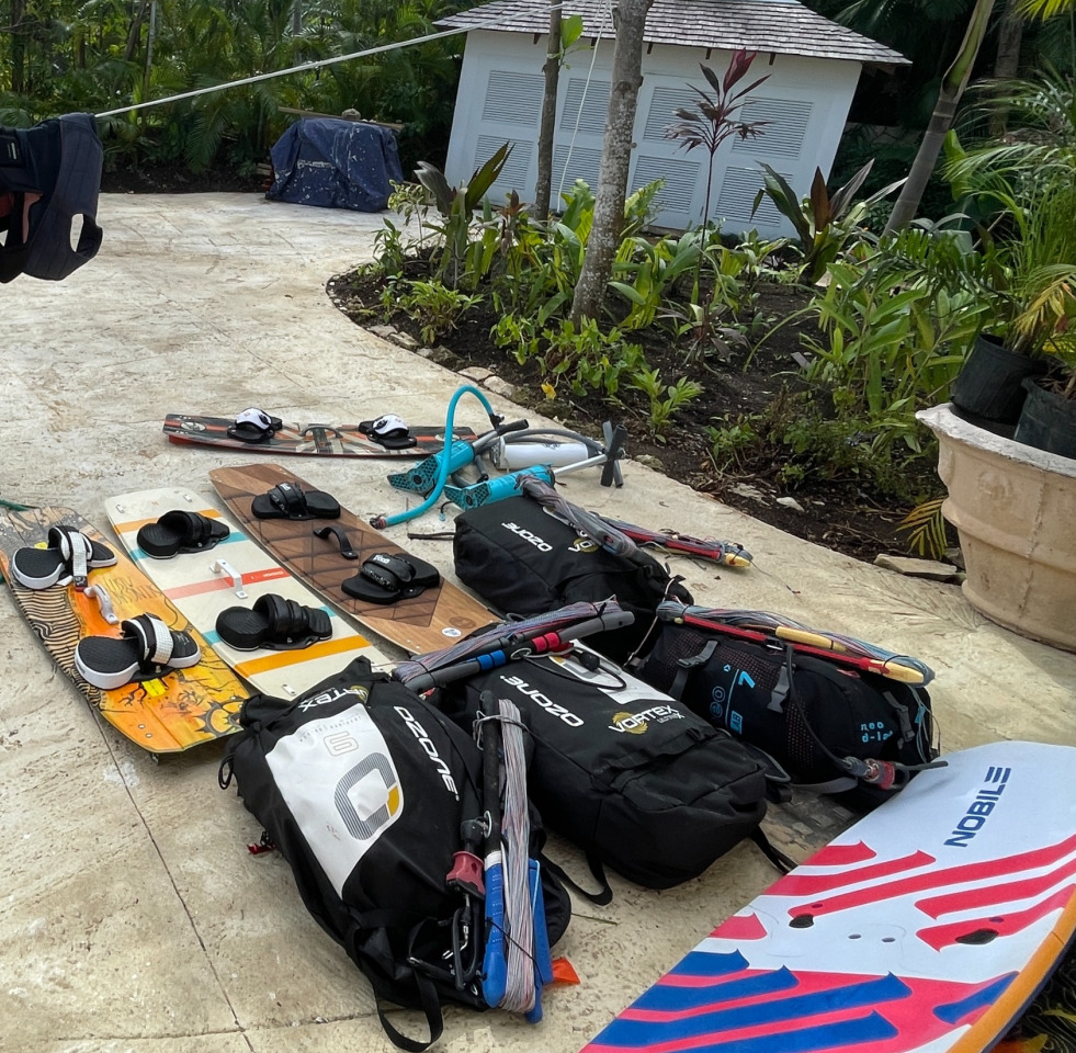 kitesurfing windsurfing yacht luxury ocean